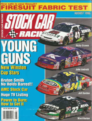 STOCK CAR RACING 1996 AUG - AMC Stock Car, Bruton Smith, Spanaway Speedway